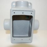 CONDULET SERIE RECTANGULAR TIPO  FST  DE 13MM. ( 1/2 ), MCA. CHD.