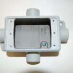 CONDULET SERIE RECTANGULAR TIPO  FSX  DE 19MM. ( 3/4 ), MCA. CHD.