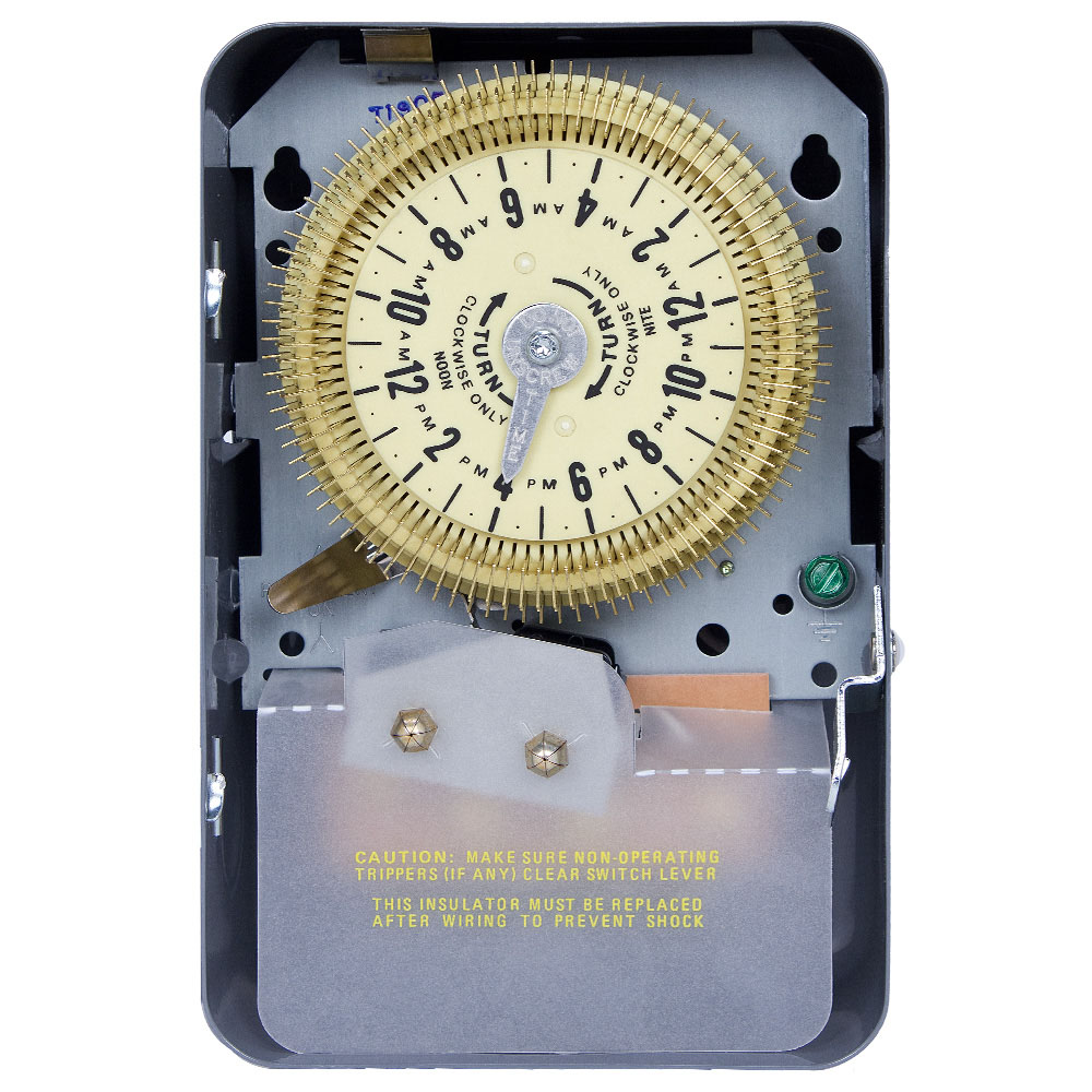 Interruptor Temporizador Mecánico Ip53 De 24 Horas