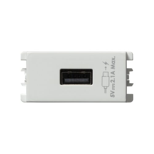 CARGADOR USB 1 MOD BLANCO S26 | Simon 26 | CODIGO 2601097-030