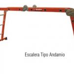 ESCALERA MULTIPOSICIONES DE 3.56 M. CON CHAROLAS P/ANDAMIO