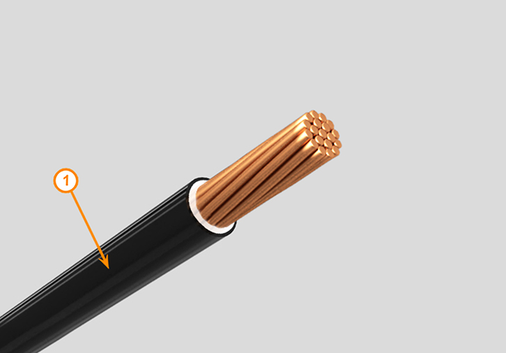 Cable 300 cm enchufe negro