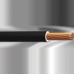 CABLE TFLS VINANEL-XXI CAL. 18 AWG. 600V. 90°C COLOR NEGRO. MCA. CONDUMEX