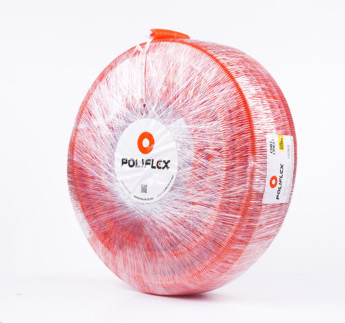 Poliflex naranja 1" rollo con 50 m