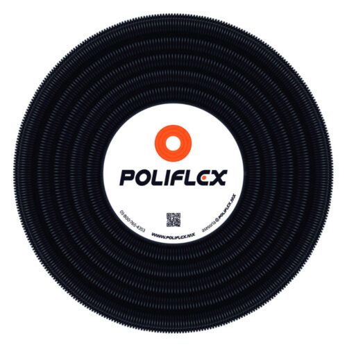 Poliflex negro exteriores de 1/2" con guía rollo con 100 m Con Protección UV