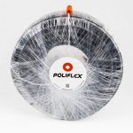 Poliflex Negro automotriz ranurado de 3/4" rollo con 50 m