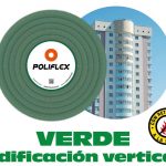 Polilfex verde de 1/2" con guía plástica rollo con 100 m