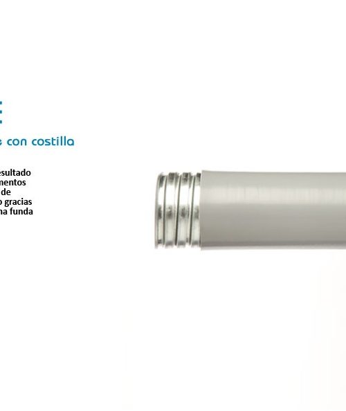 TUBO FLEXIBLE DE ACERO FORRADO DE PVC (LICUATITE) DE 32 MM (1 1/4) MARCA TUBOS MEXICANOS FLEXIBLES
