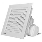 EXTRACTOR AIRE CENTRIFUGO 8", PARA PLAFÓN, BLANCO, EMPOTRADO, AIRE 200 m3/h, 20W, 16m3 | MASTERFAN