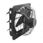 EXTRACTOR DE AIRE AXIAL INDUSTRIAL DE 24" PINTURA ELECTROESTATICA NEGRO MATE LAMINA DE ACERO | MASTERFAN