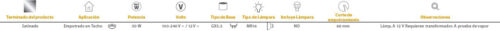 Adria I | INTERIOR EMPOTRADOS S/L100-240/12VGX5.3 | Tecnolite
