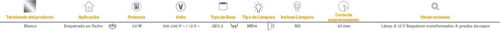 Adria II | INTERIOR EMPOTRADOS S/L100-240/12VGX5.3 | Tecnolite