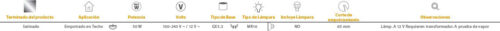 Adria II | INTERIOR EMPOTRADOS S/L100-240/12VGX5.3 | Tecnolite