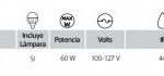 Citron | EXTERIOR MURO S/L100-240VE27 | Tecnolite