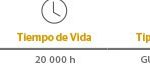 LAMP LED GU10  3W 100-240V 6500K250LM