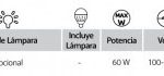 Tirana | EXTERIOR MURO S/L100-240VE27 | Tecnolite