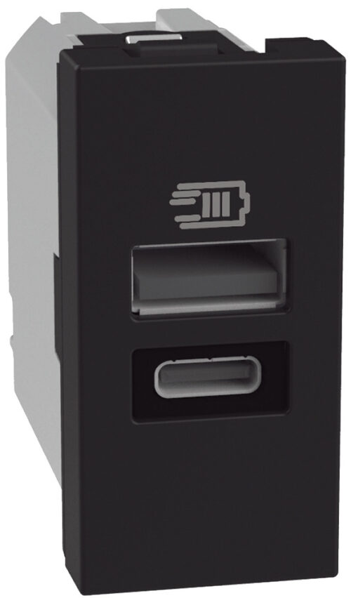 Cargador USB Tipo A + C,  3 Amp.
