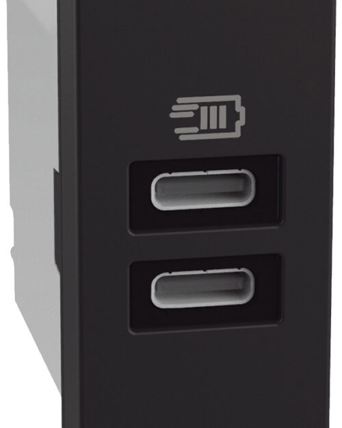 Cargador USB Tipo C + C,  3 Amp.