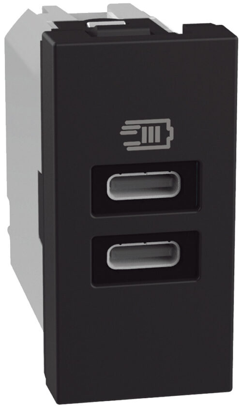 Cargador USB Tipo C + C,  3 Amp.