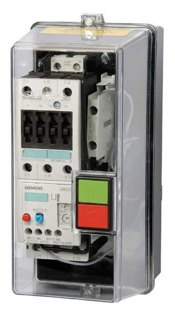 ARRANCADOR A TENSIÓN PLENA S0 C/BOTON DOBLE 220V. SIEMENS