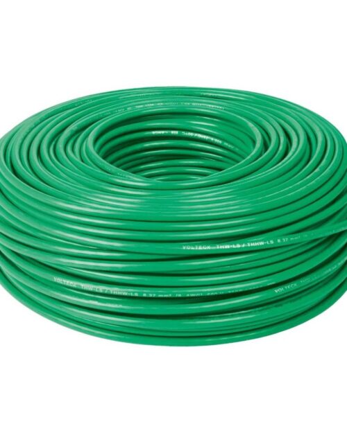 CABLE CON AISLAMIENTO TIPO THW CAL. 8 AWG 600V. COLOR VERDE - IUSA