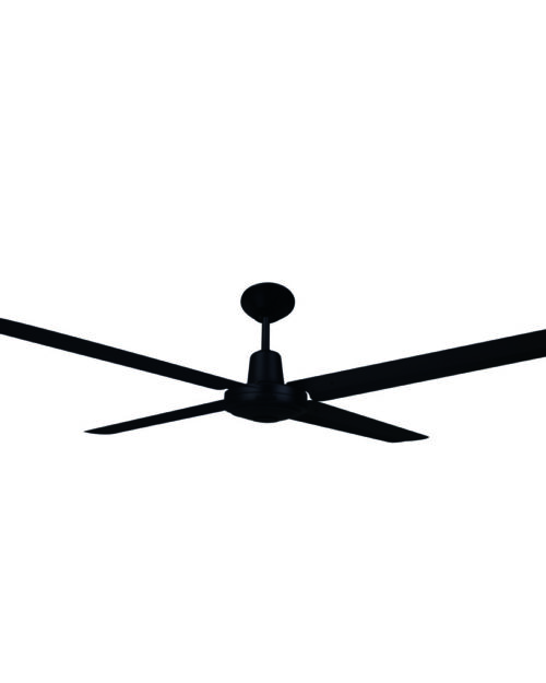 VENTILADOR INDUSTRIAL RAFAGA NEGRO SIN LUZ 4 ASPAS